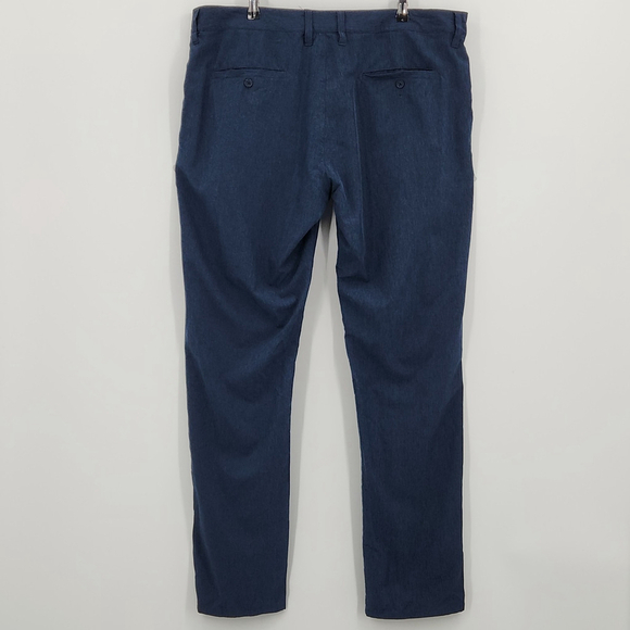 Travis Mathew Pants Mens 38x32 Blue Golf Stretch Chino 75981 Performance Fit - Picture 2 of 11